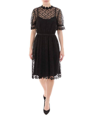 Burberry Floral Lace Dress