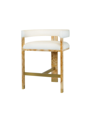 Cruise Counter Stool Burl Wood