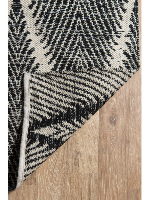 Black Beacon River Rug