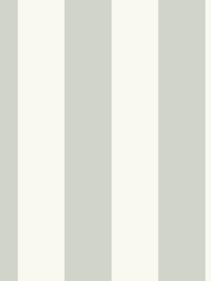 Awning Stripe Wallpaper In Grey And Ivory From The Magnolia Home Collection By Joanna Gaines