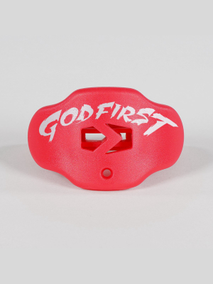 God First Hue Red Football Mouthguard