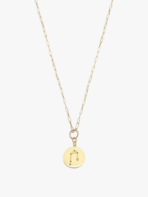 Constellation Libra Charm Necklace