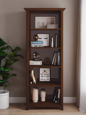 Halifax 5 Shelf Bookshelf - Wyndenhall