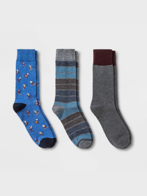 Men's Gifting Socks 3pk - Goodfellow & Co™ 7-12