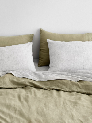 Stonewashed Linen Bed Bundle - Grove Series