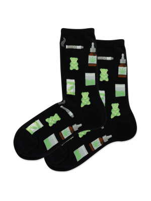 Women's 420 Weed Crew Socks