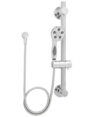 Speakman Vs-3414 Caspian Multi Function Hand Shower And 24" Ada Grab Bar