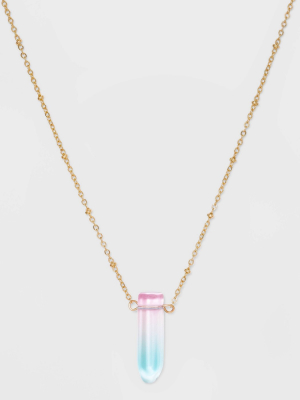 Semi-precious Stone Short Necklace