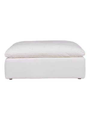 Clay Ottoman Livesmart Fabric