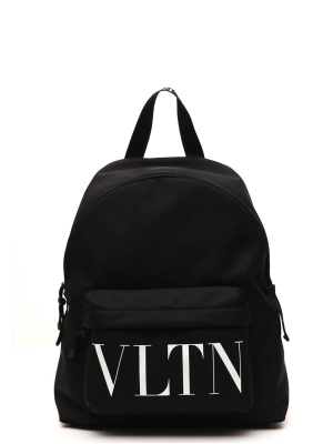 Valentino Vltn Print Backpack