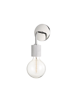 Polished Nickel Asime Light