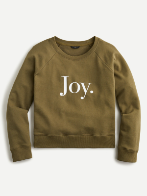 "joy" Sweatshirt In Original Cotton Terry