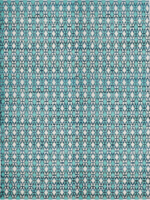 Montauk Mosaic Turquoise/multi Area Rug