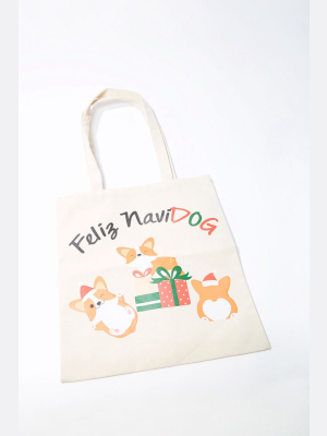 Feliz Navidog Tote Bag