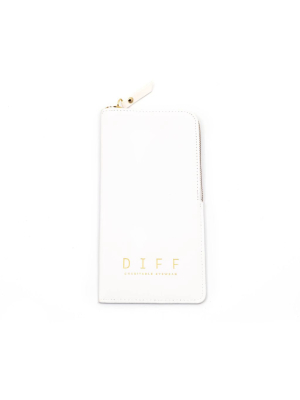 Soft Side Zipper Case - White