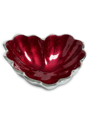 Julia Knight Heart 4" Bowl In Pomegranate