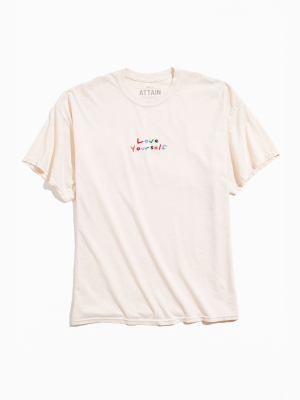 Love Yourself Embroidered Tee