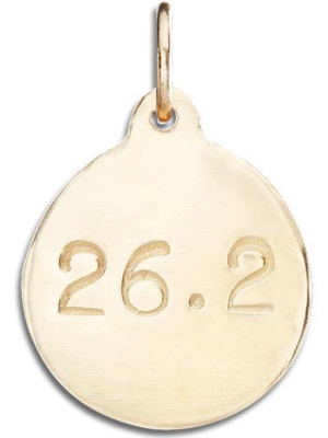 "26.2" Marathon Disk Charm