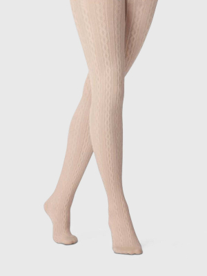 Women's Cable Sweater Tights - A New Day™