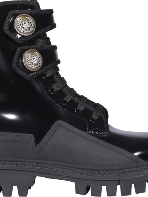 Dolce & Gabbana Buttoned Trekking Boots