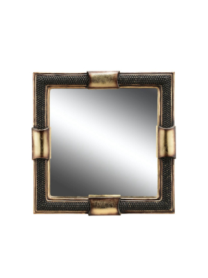 Ok Lighting Beaded Stone Decorative Mirror