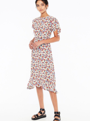 Emilia Midi Dress - Lumina Floral Print