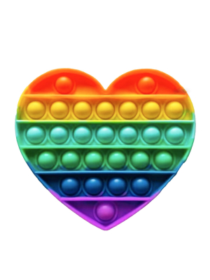 Rainbow Heart Popper