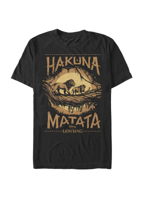 Men's Lion King Hakuna Matata Jungle Trio T-shirt