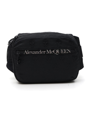 Alexander Mcqueen Skull Motif Logo Printed Belt Bag