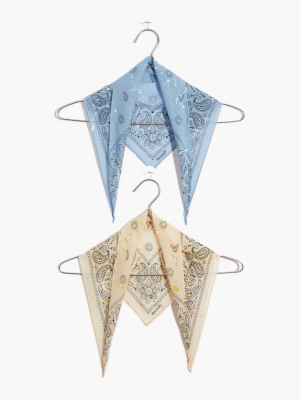 Two-pack Triangle Bandanas