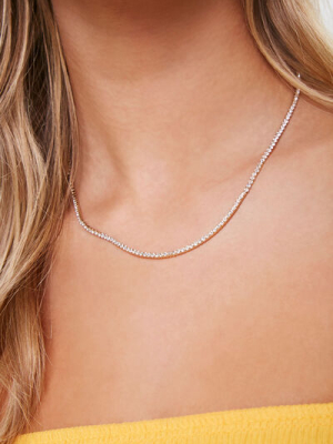 Rhinestone Chain Necklace