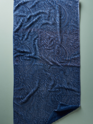 Kassatex Francesca Sculpted Paisley Towel Collection