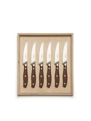 Rosewood Steak Knife Set