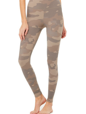 High-waist Camo Vapor Legging - Putty Camouflage