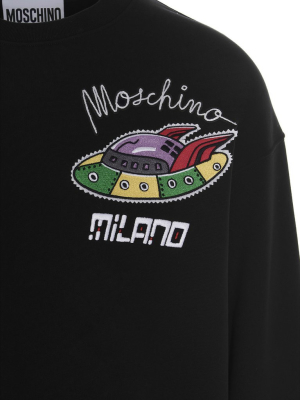 Moschino Hyper Space Printed Sweatshirt