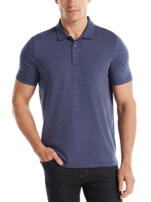 Slim Fit Heathered Polo