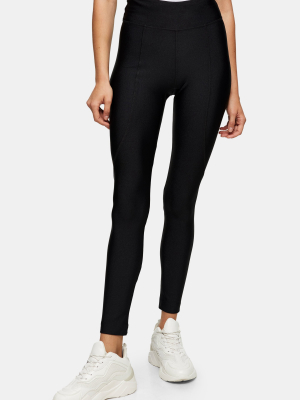 Tall Black High Shine Leggings