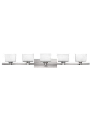 Bath Taylor Bath Five Light Brushed Nickel