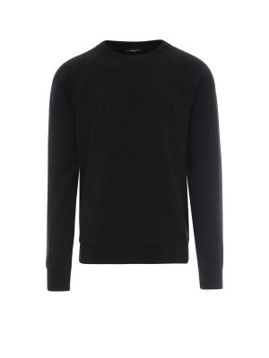 Balmain Embossed Logo Sweatshirt