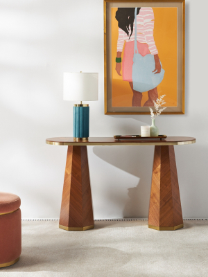 Quillen Marquetry Console