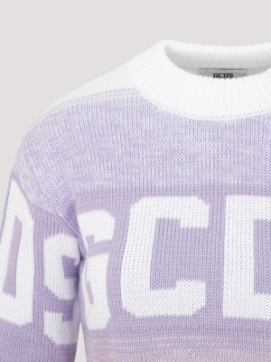 Gcds Gradient Round Neck Knitted Jumper