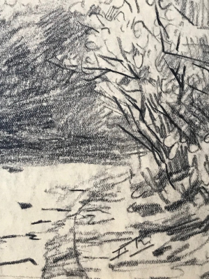 Evert Rabbers Landscape Drawing 28