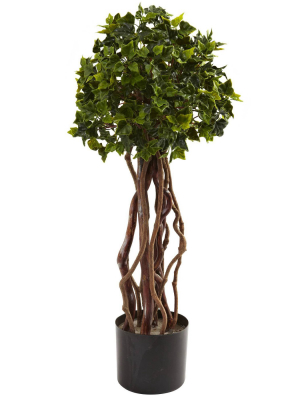 2.5' English Ivy Topiary - Nearly Natural