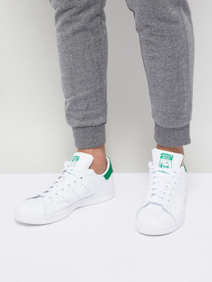 Adidas Originals Stan Smith Sneakers White And Green