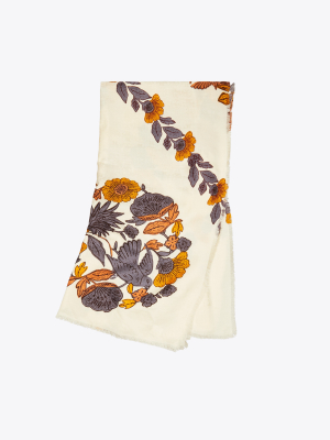 Wonderland Vine Jacquard Traveler Scarf