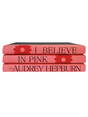 Candelabra Home Books - Audrey Hepburn / "pink"