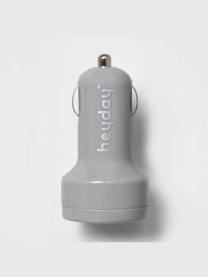 Heyday™ 2-port Usb (2.1a/1a) Car Charger - Wild Dove