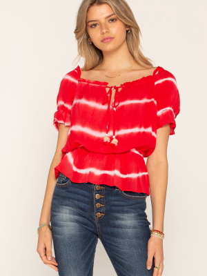 La Boheme Tie Dye Top