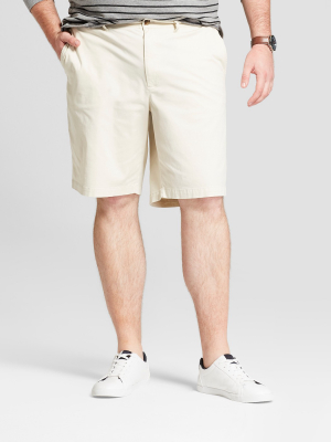 Men's Big & Tall 10.5" Linden Flat Front Shorts - Goodfellow & Co™