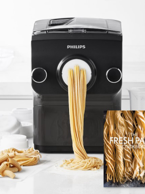 Philips Smart Pasta Maker Plus & Williams Sonoma Test Kitchen Fresh Pasta Cookbook